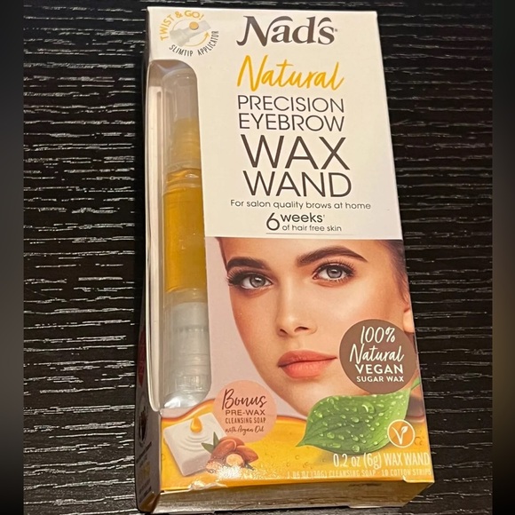 Nads Eyebrow Shaper Wax Kit - Natural All Skin Types -Facial Hair Removal - Picture 2 of 6